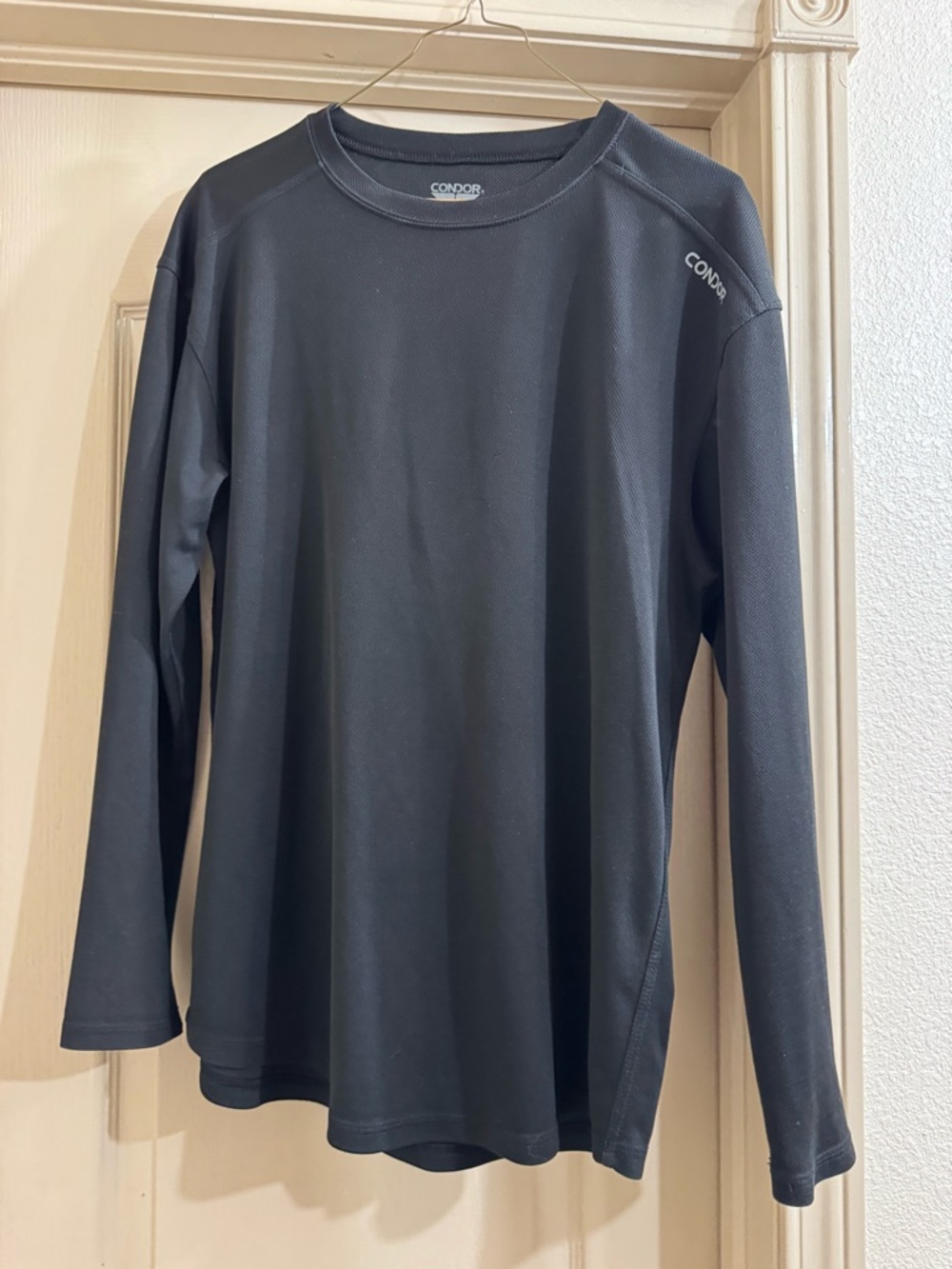 Condor Men's Long-Sleeve Performance Shirt - Black